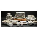 Mikasa Country Chintz Porcelain China Set (49)