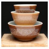 Pyrex Woodland Cinderella Bowls  No. 401-403 (3)