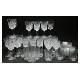 Vintage Cut Crystal Stemware Glasses+ (54)