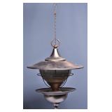 Metal/Glass Hanging Bird Feeder