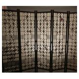Japanese Shoji 6 Panels Wood Screen