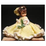 Crochet Trinket Box Doll