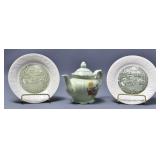 Smith Pastoral Country Farm Transferware & Teapot