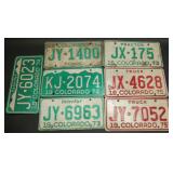 Vintage Colorado License Plates(7)