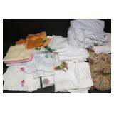 Bath Rugs (New), Sheets, Cloth Napkins Etc