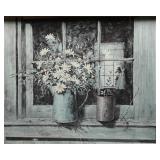 Large Framed Rustic Bouquet by R.Nappi