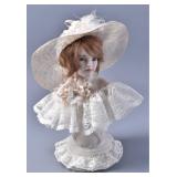 Antique Bisque Porcelain Doll Statuette