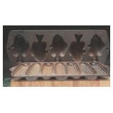 Wagner & Lodge Cast Iron Corn Bread Molds (2)