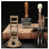 Retro Beater, Flag Pole & Meat Tenderizer