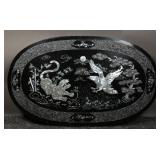 Vintage Asian Mother of Pearl Inlaid Table Top
