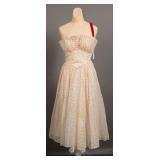 1950s Fred Perlberg Organza Dance Dress Size XS