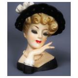 1961 Inarco Lady Head Vase E-190/M