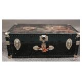 Antique Riveted Steamer Luggage Trunk