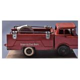 60s Structo Fire Dept. Pressed Steel Fire Truck
