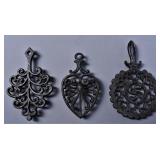 Cast Iron Trivets (3)