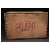 Vintage Red Cross Du Pont Explosive Crate