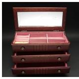 Vintage Wood Jewelry Box