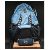 Blue & Black Mountainsmith Backpack & Umbrella (2)