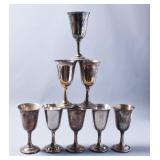 W&S Blackinton Silverplate Goblets Chalices (8)
