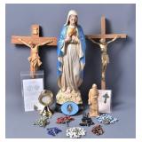Mother Mary Statue Catholic Sacred Religious Items