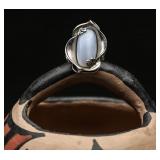 925 Blue Lace Agate Lily Ring Carolyn Pollack