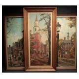 Vintage Williamsburg Arthur Drummond Print Set (3)