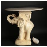 Small Cream Elephant Table