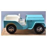 Vintage Tonka Jeep Turquoise Blue