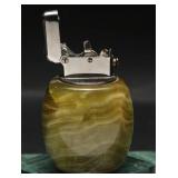 Thorens Table Green Agate Stone Lighter
