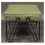 Mid-Century Modern Stool Ottoman & Shoe Rack (1)