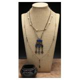 Sterling Silver Necklaces & Bracelet 31.16g