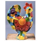 Anatoly Turov Abstract Rooster Signed Sculpture