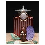 Large Pendants- Aventurine, Wood, Stone + (8)