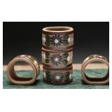 Mexican Handpainted Napkin Rings (5)