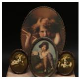 Cupid Awake & Cupid Asleep Framed Photos+