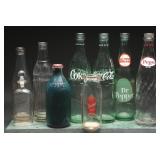 1960s Coca-Cola & Dr. Pepper Glass Bottles (9)