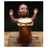 1930s Hawaiian Ceramic Sculpture & Drum