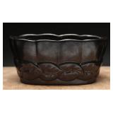 Red Wing Pottery Ivy Leave Scalloped Planter