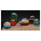 Glass Paper Weights Millefiori & Kerry Glass (6)