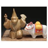Year Of The Ox Ceramic Figurine & Okimono+