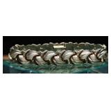 Turkey Signed Sterling Chunky Link Bracelet 19.00g