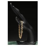 14k Gold Italian Chain Link Bracelet 9.55g