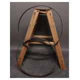Vintage Barrel Hoop Pair (2)