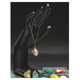 Mineral Gemstone Pendants (7)
