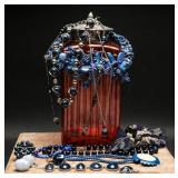 Vint. Indigo Colored Costume Jewelry Collection