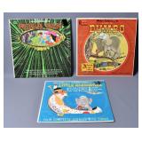 1960 Walt Disney Peter Pan 12" Vinyl Record+ (3)