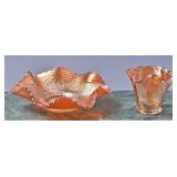 Fenton Marigold Persian Medallion Carnival Glass +