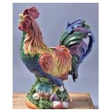 Fitz & Floyd Coq du Village Rooster Pitcher