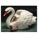 Goebel Swan Ceramic Sculpture