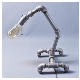 Unique Steampunk Metal Pipe Lamp